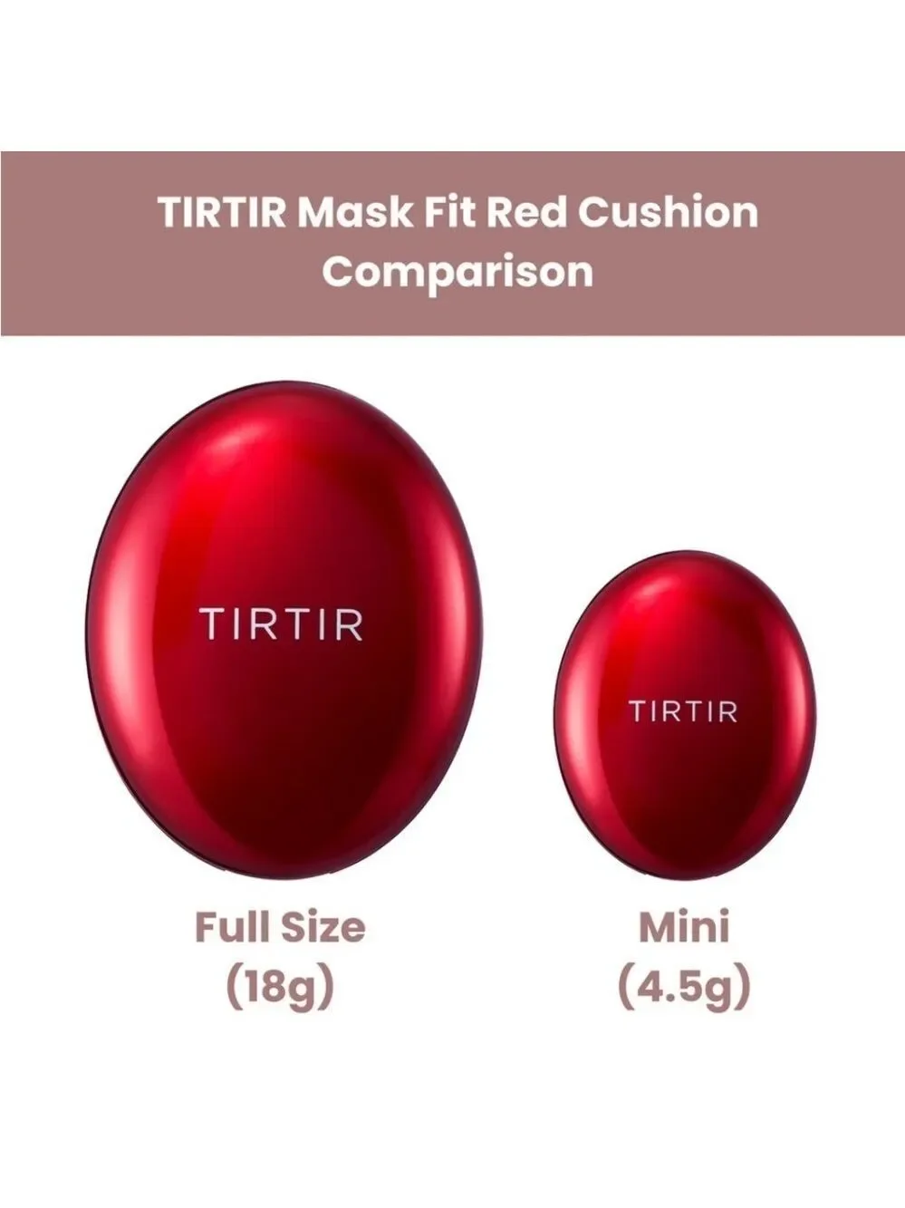 TIRTIR 33C HAZEL Mask Fit Red Cushion Foundation Mini | NEW | K-Beauty